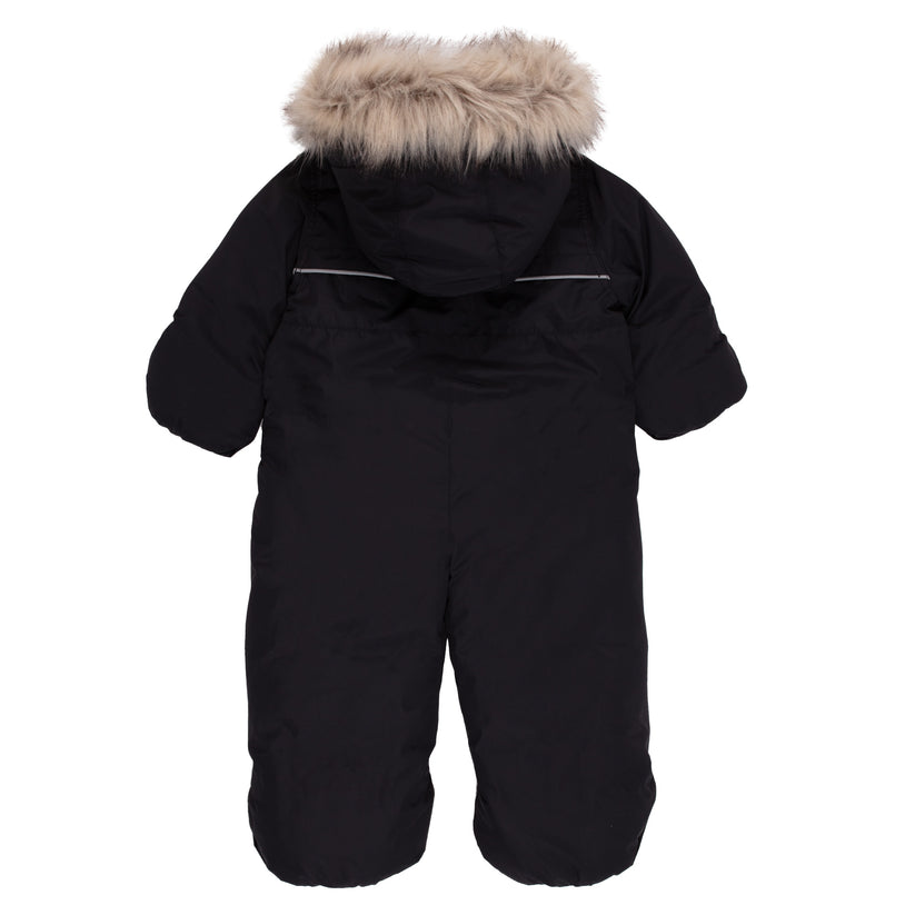 Alix  Baby One-Piece Snowsuit Black