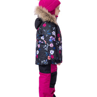 Charlotte Girls' Snowsuit Black