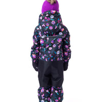 Camelia Girls One-Piece Snowsuit Black