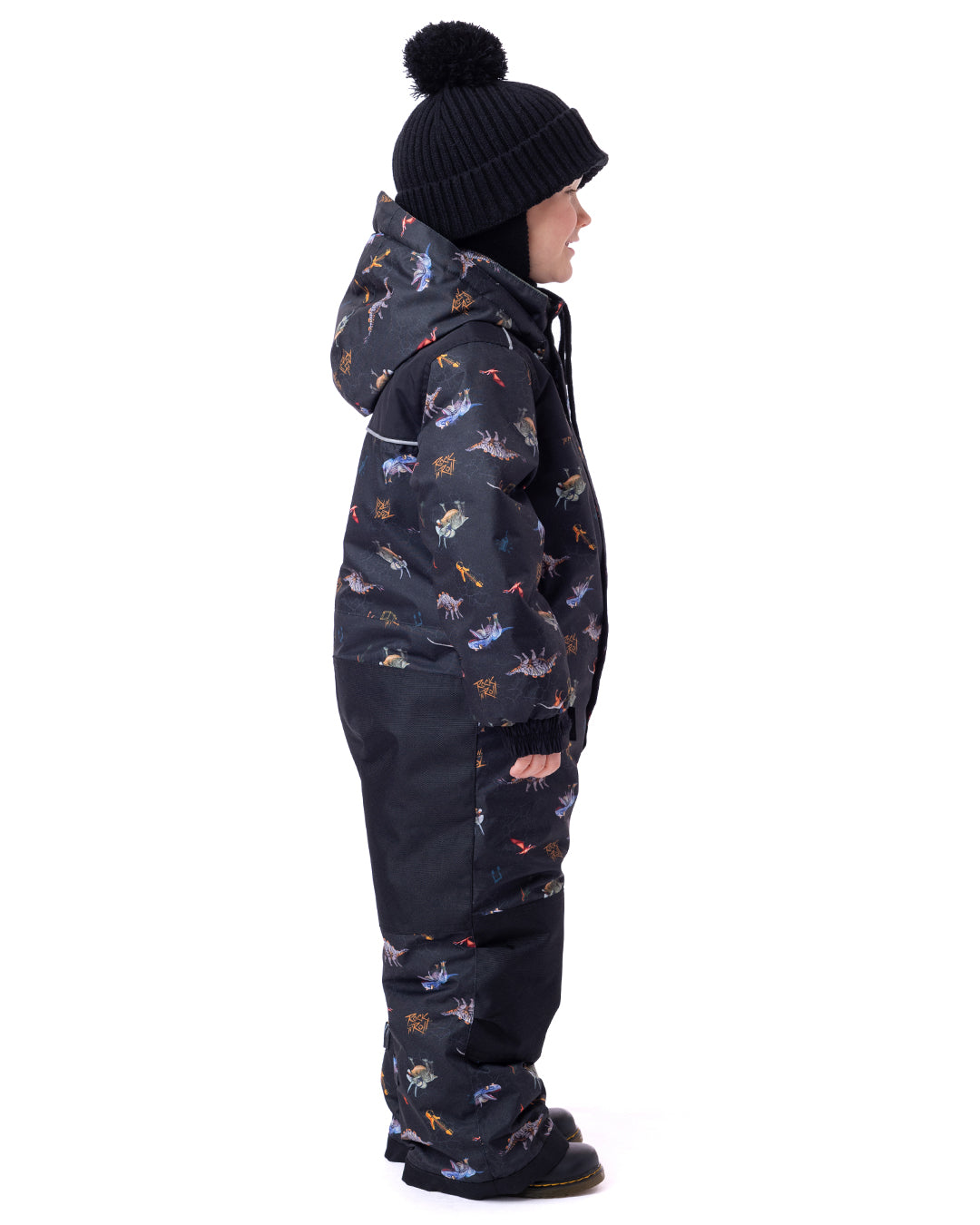 Romeo Boys One-Piece Snowsuit Black