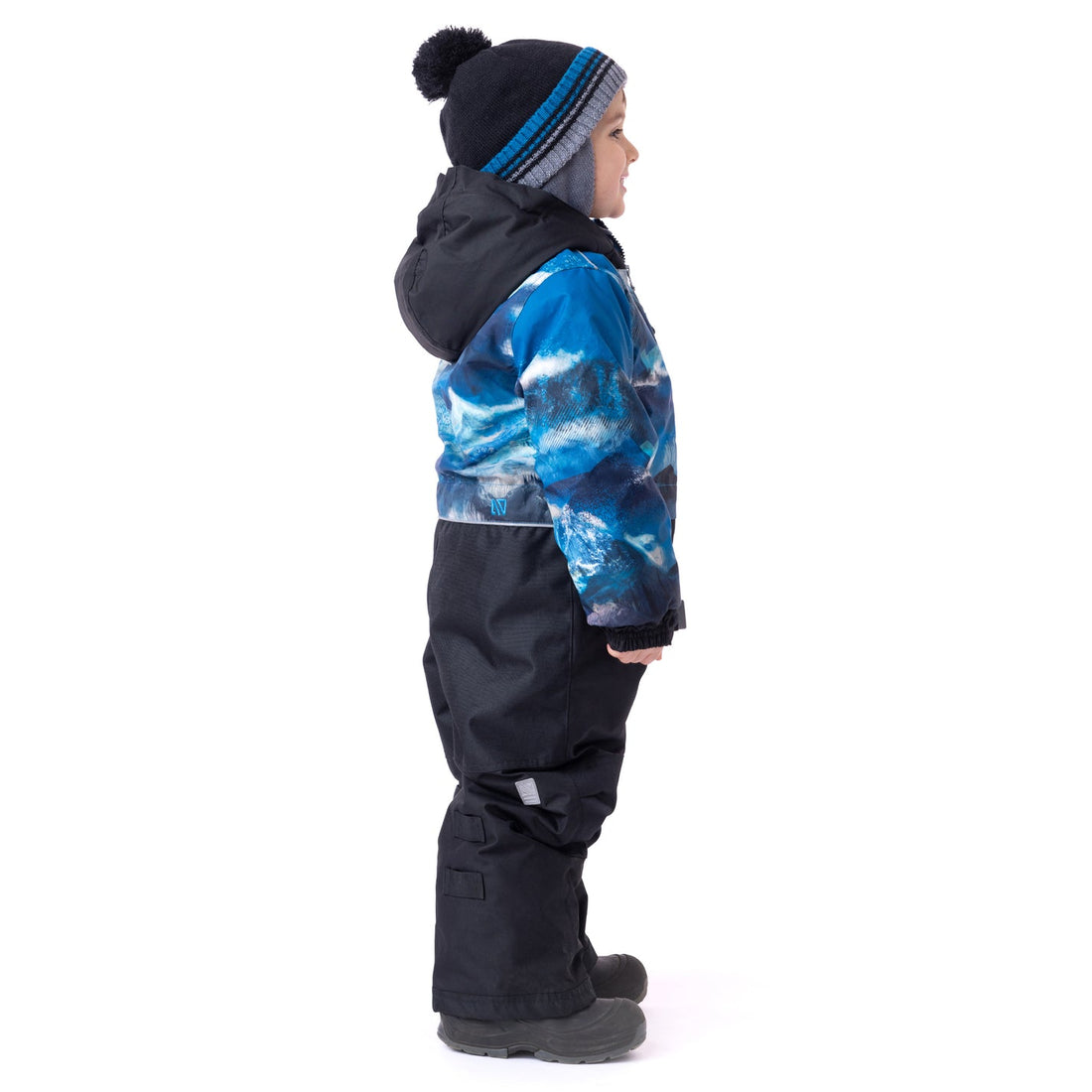 Ernest Boys One-Piece Snowsuit Black