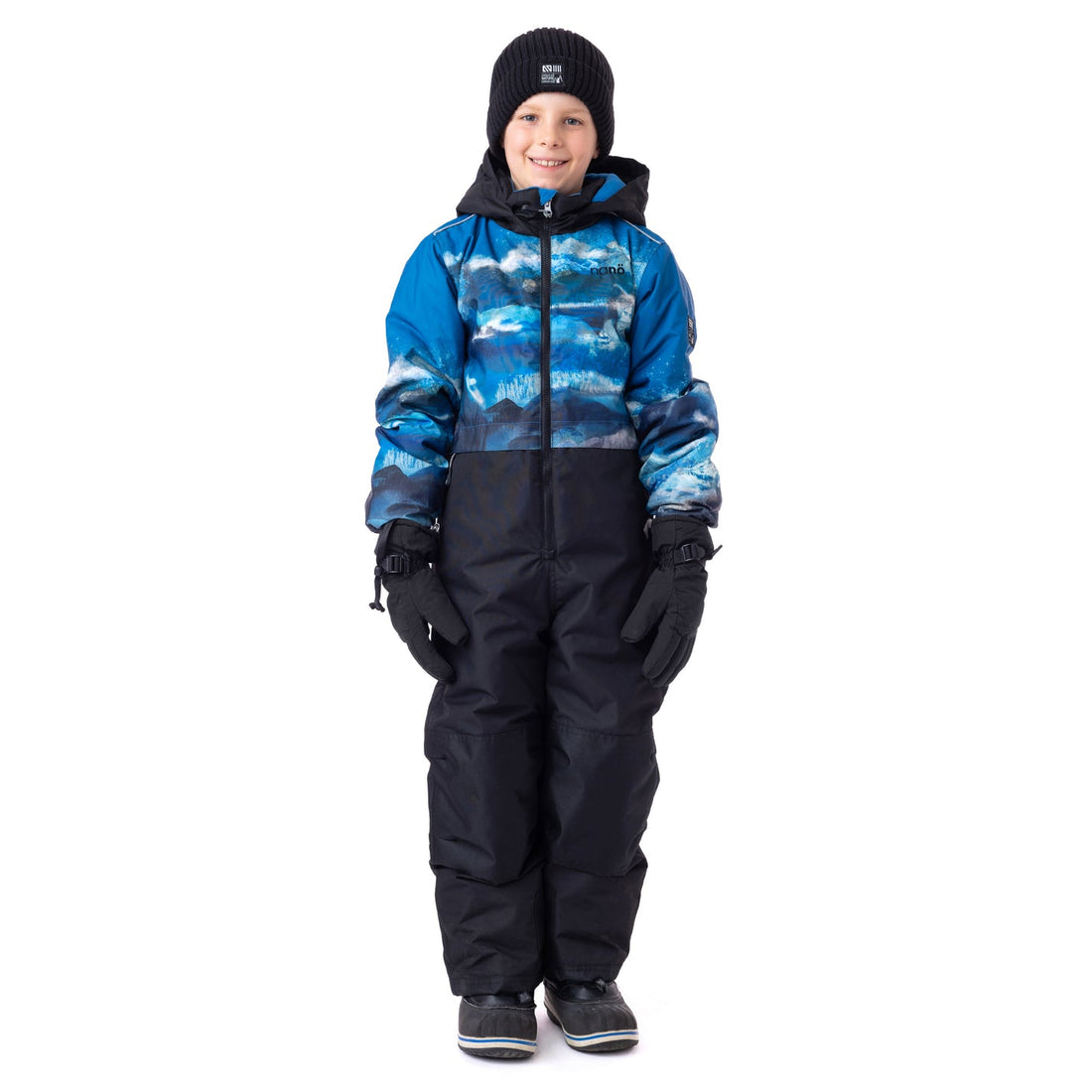 Ernest Boys One-Piece Snowsuit Black