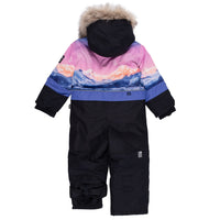 One-piece snowsuit Flavie Girls Navy