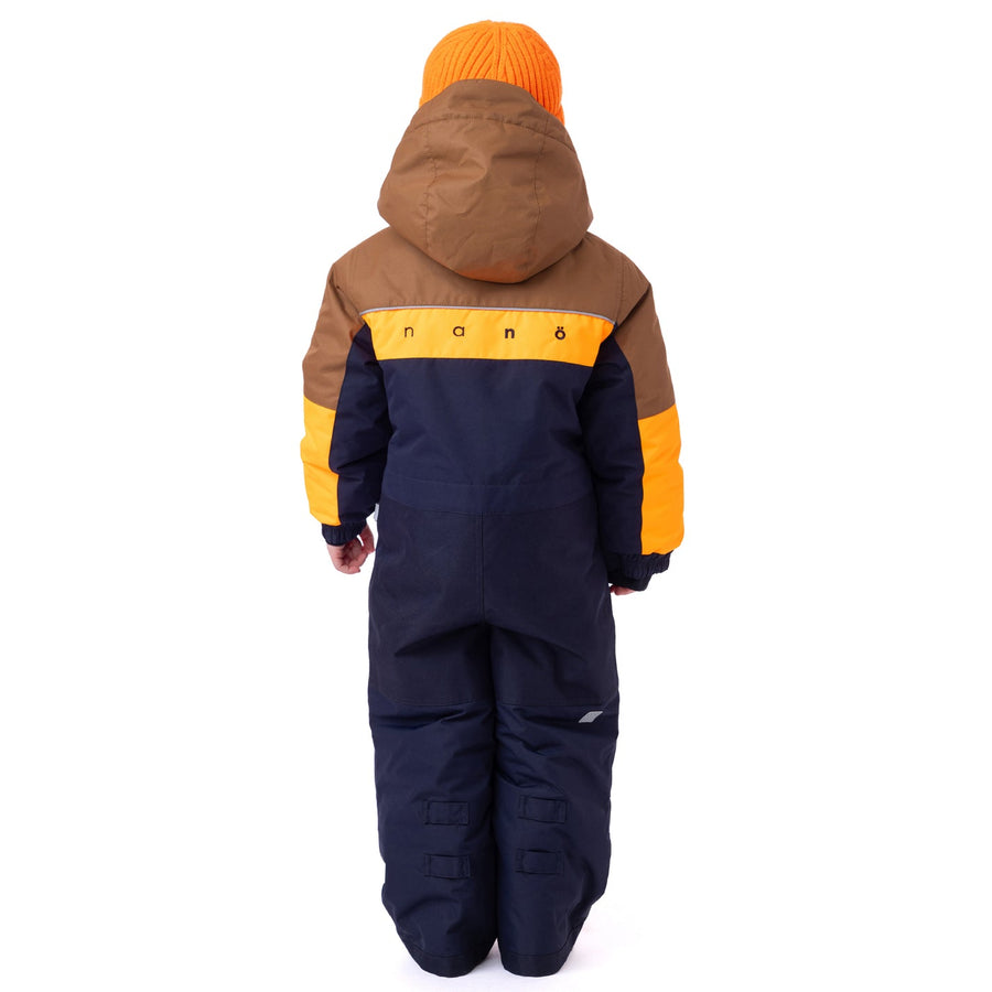 Shawn Boys One-Piece Snowsuit Brown