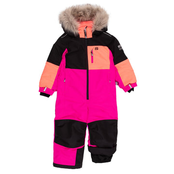 One-piece snowsuit Ariane Girls Fuchsia