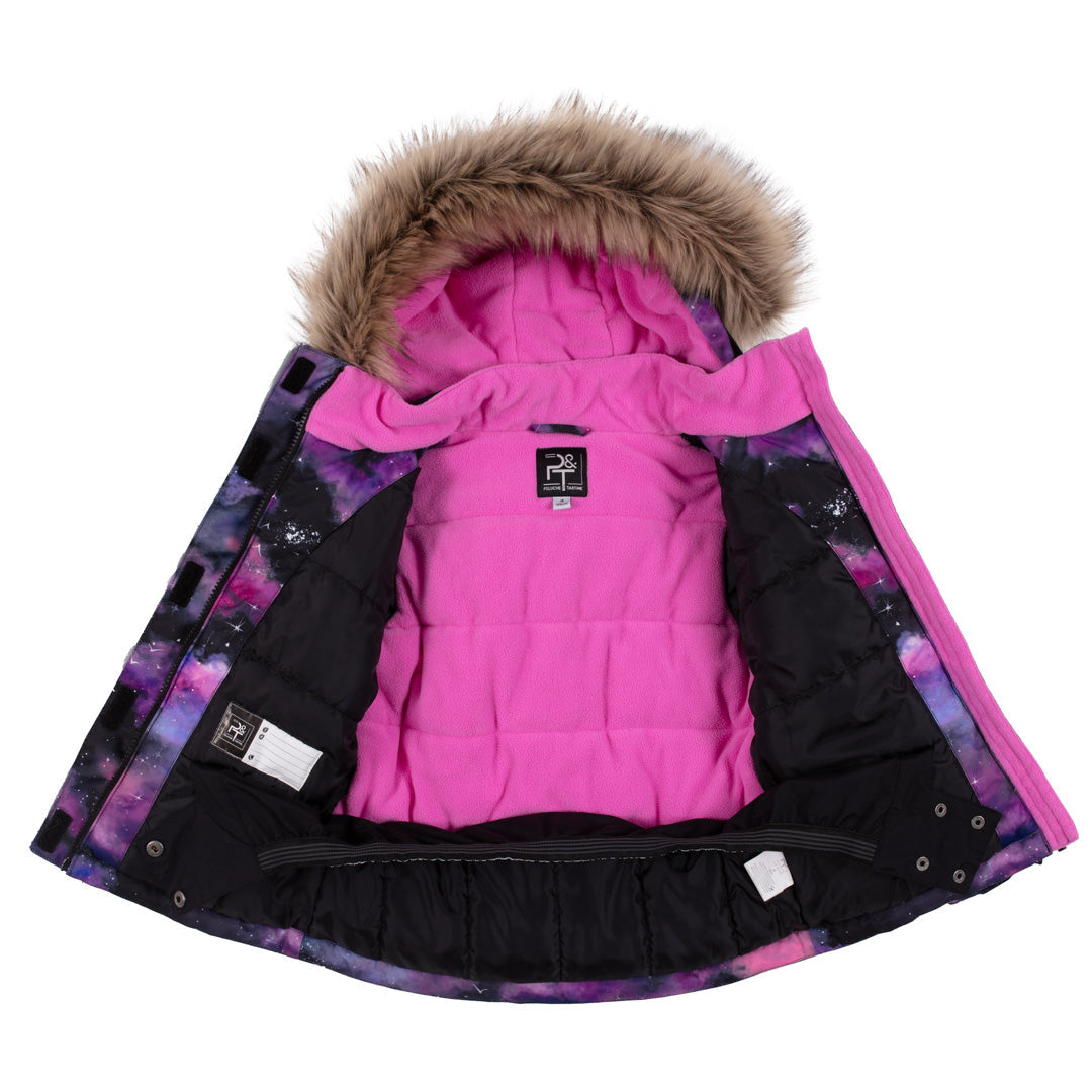 Eva Girls' Snowsuit Black