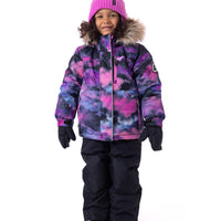 Eva Girls' Snowsuit Black