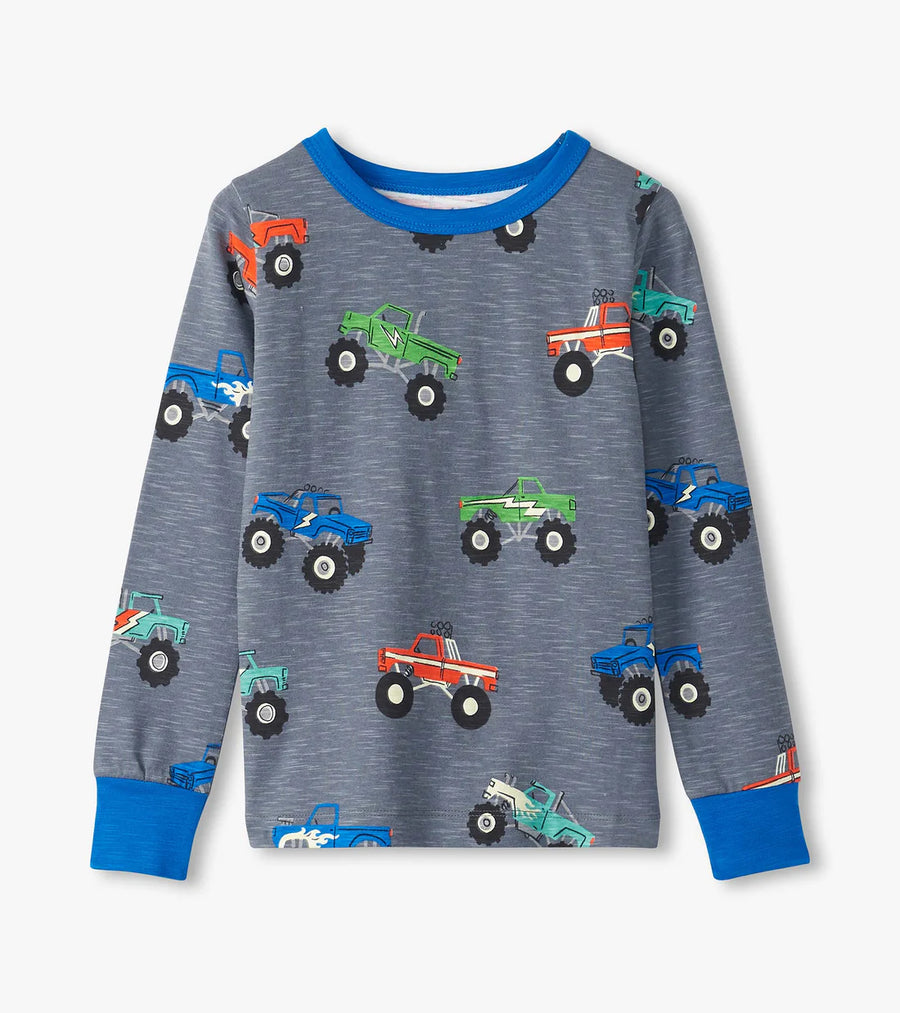 Monster Trucks Pajama Set