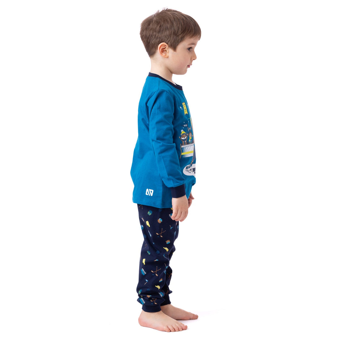 Teal Boys Pajamas