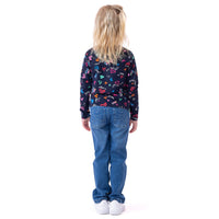 Girls long-sleeved t-shirt Navy