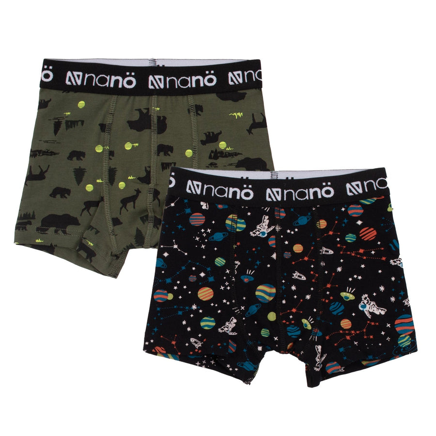 Boxers, pack of 2 Boys Black