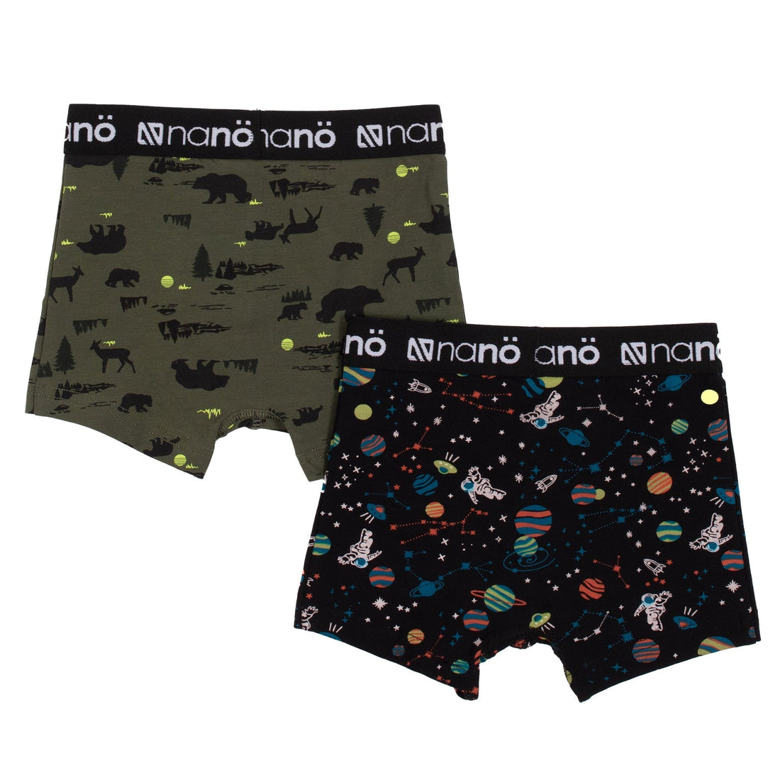 Boxers, pack of 2 Boys Black