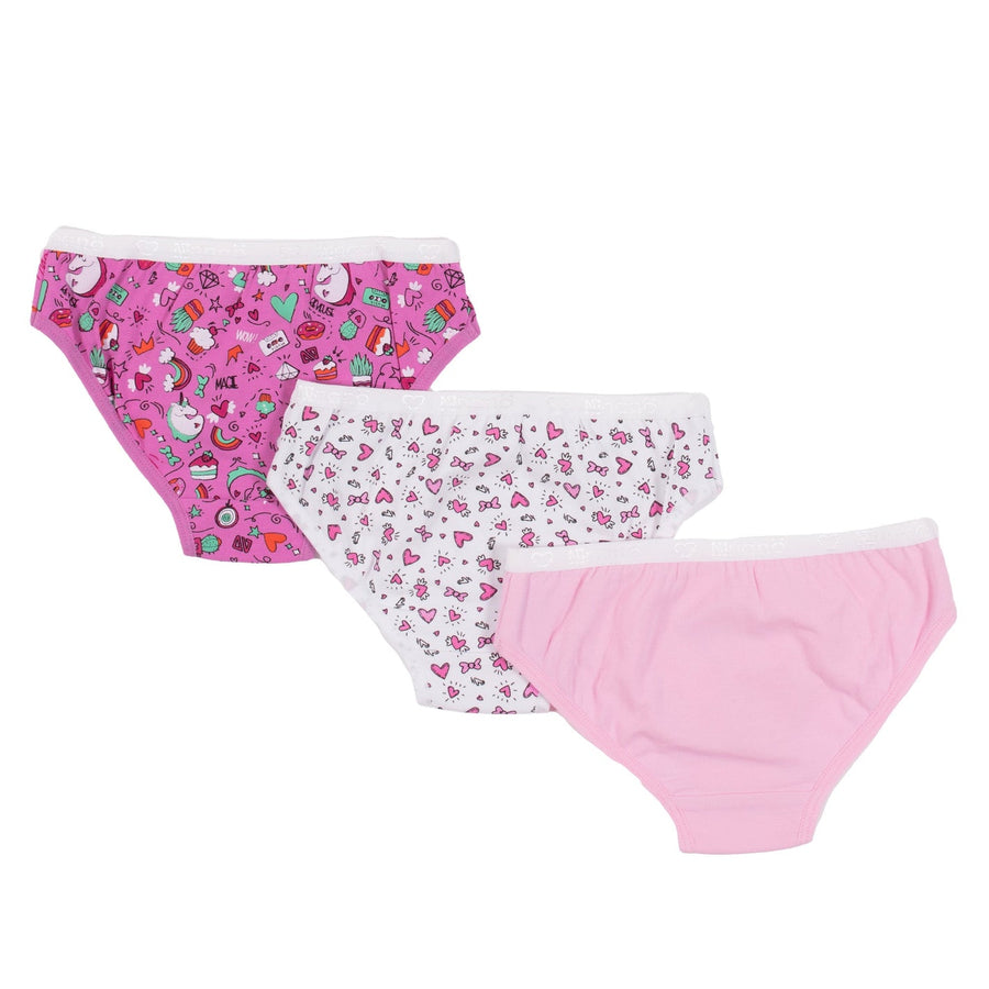 Panties, pack of 3 Girls Pink