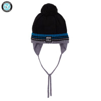 Ernest Boys Reflective Knit Hat Black