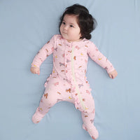 Whimsical Ponies Ruffle Bum Bamboo Sleeper