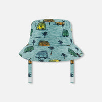 Beach Hat Printed Caravan