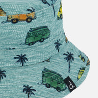 Beach Hat Printed Caravan