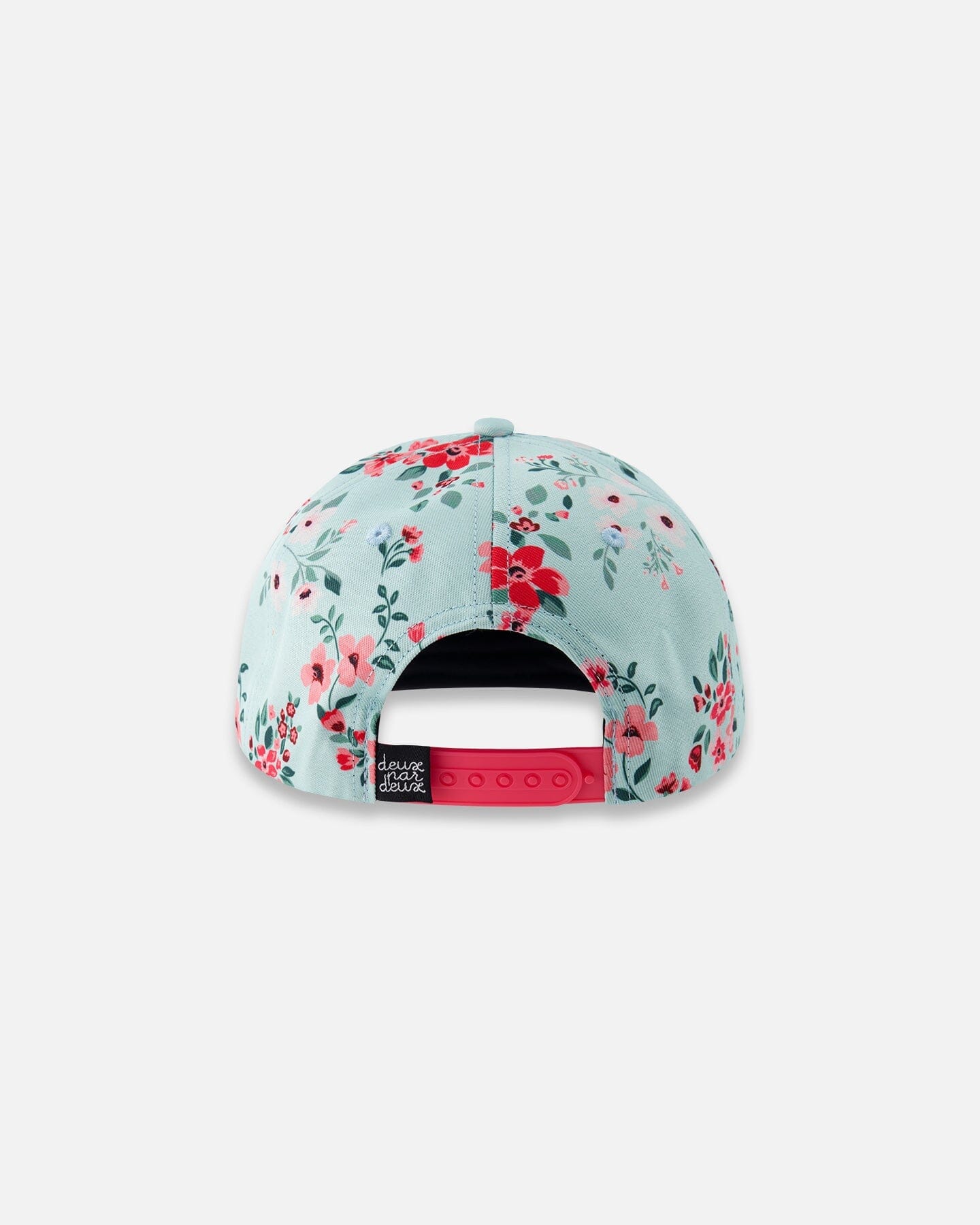 Cap Light Blue Flower Print