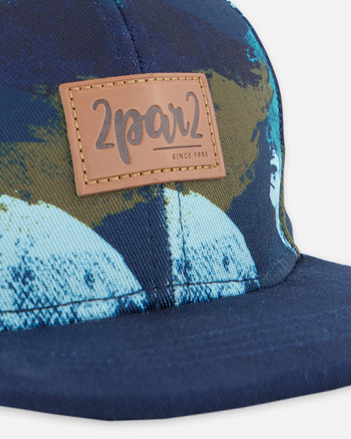 Cap Printed Camouflage Peacoat