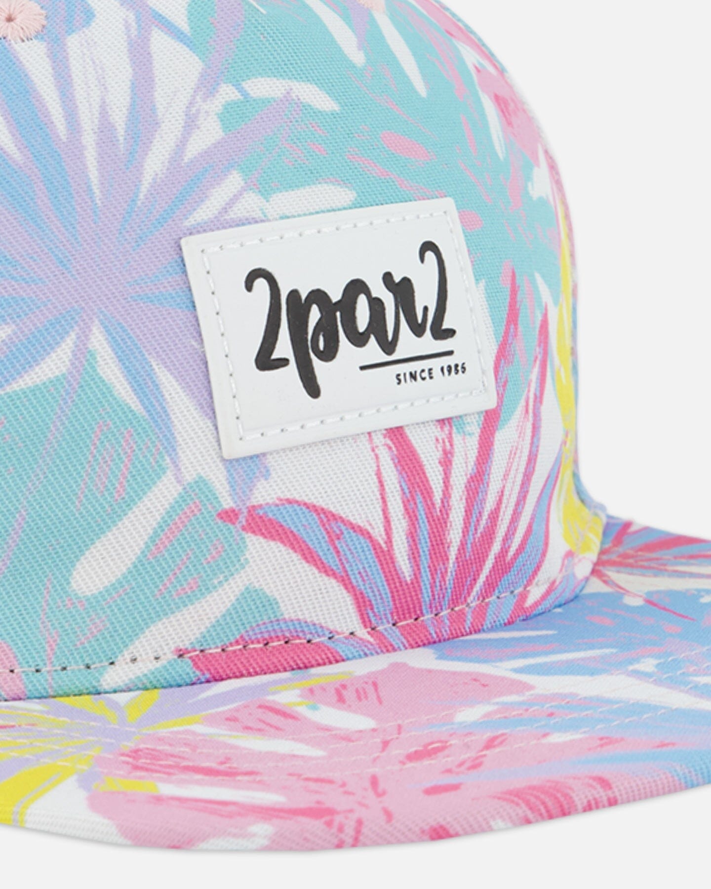 Cap Palm Leaf Pastel Print