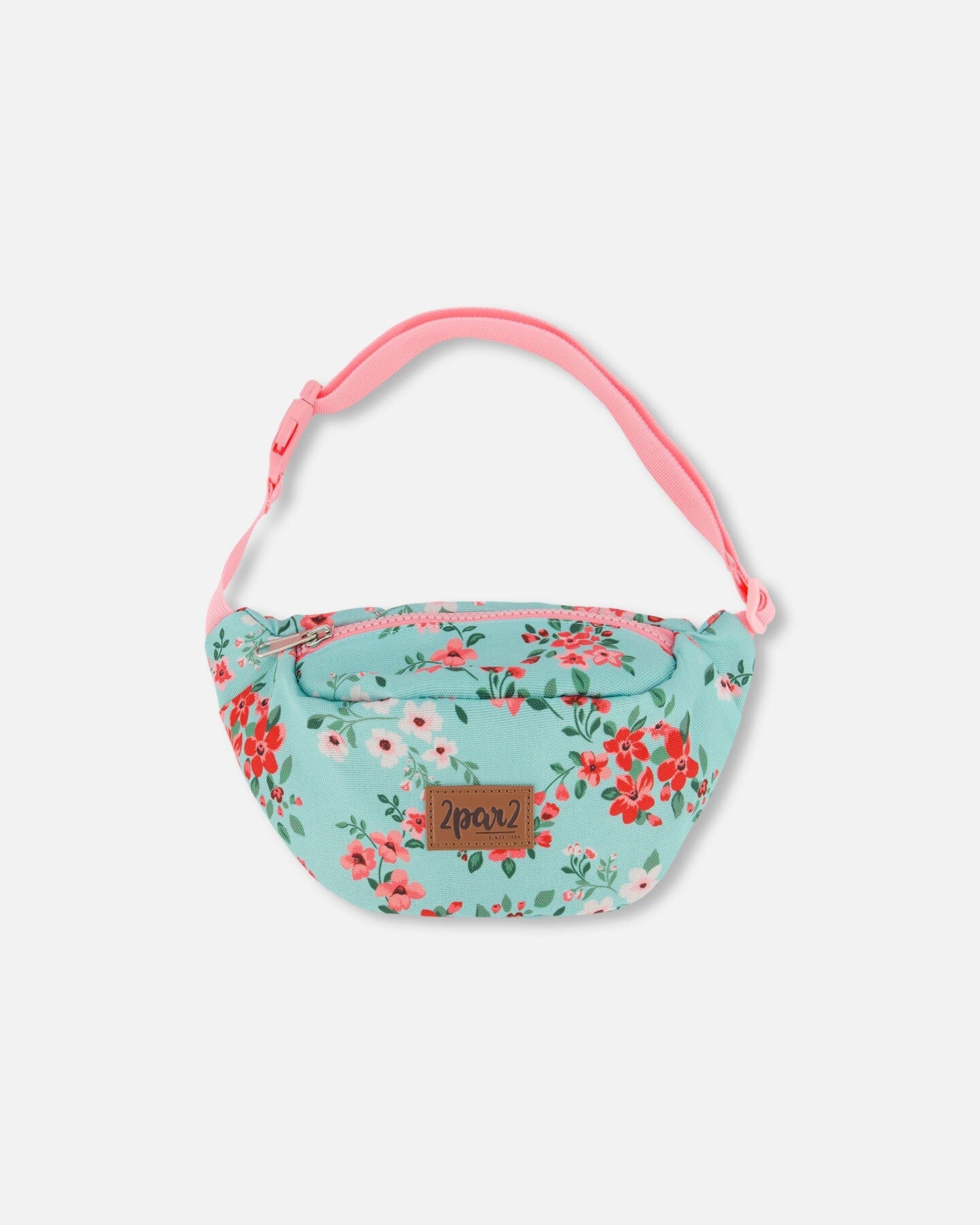 Fanny Bag Light Blue Flower Print