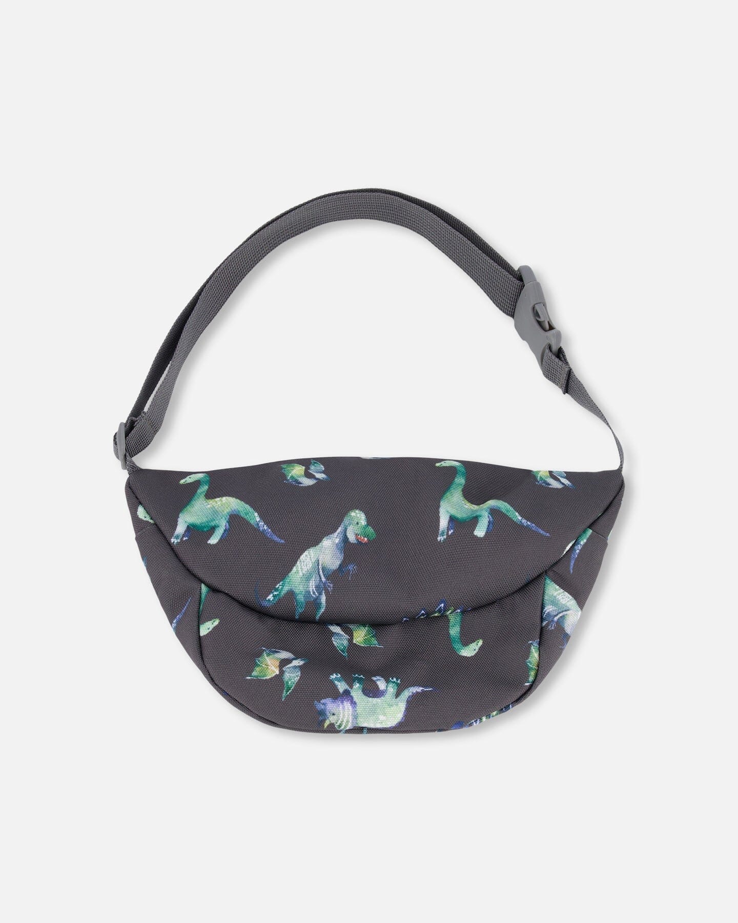 Fanny Bag Grey Printed Dinosaurs