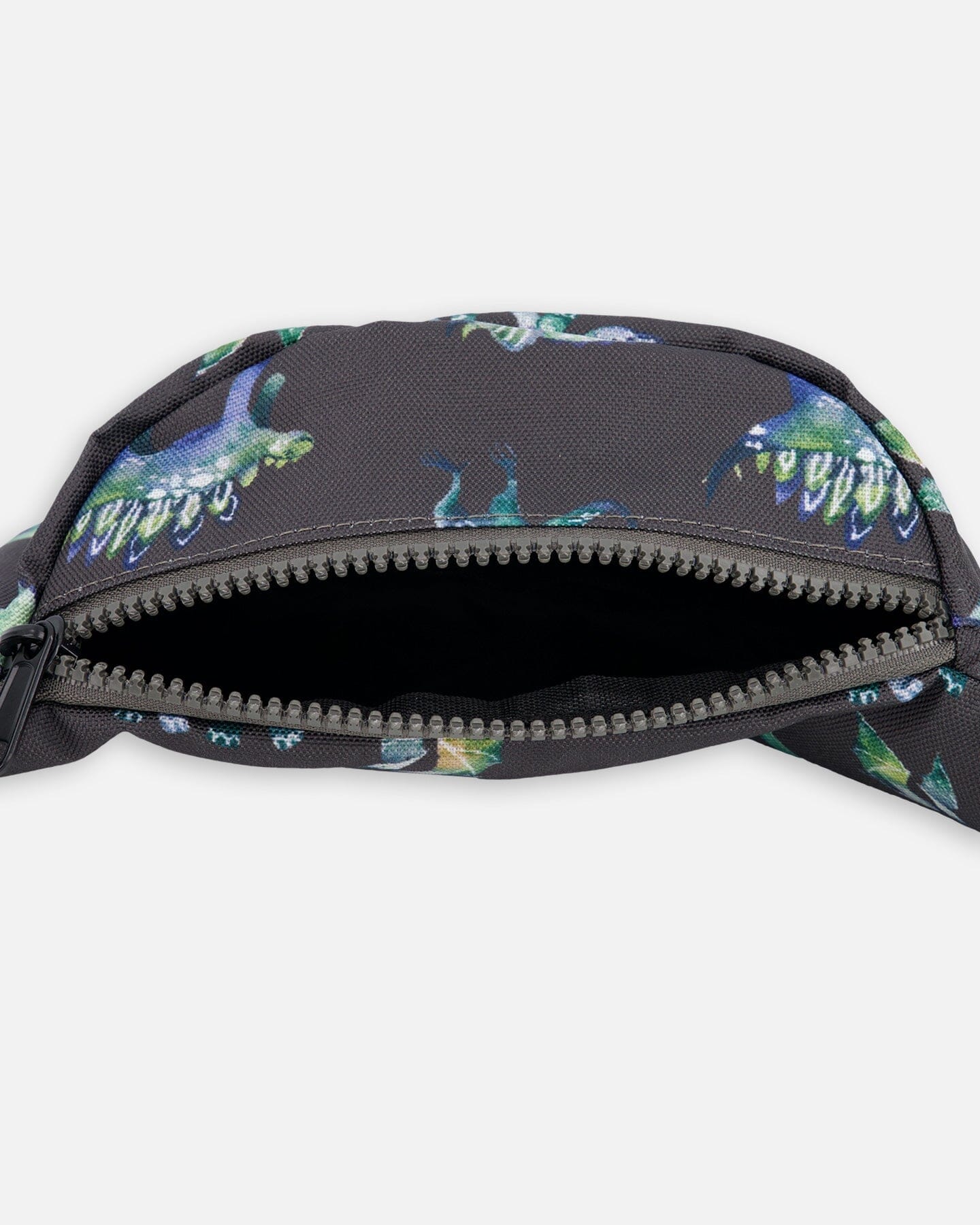 Fanny Bag Grey Printed Dinosaurs