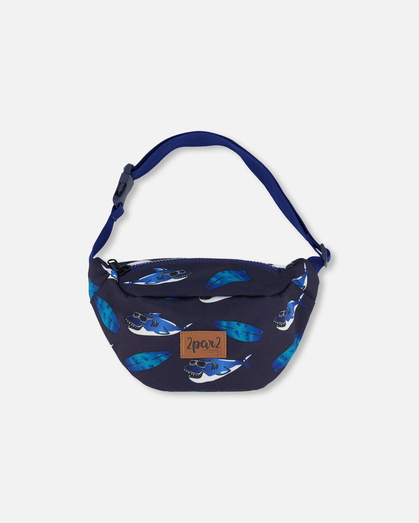 Fanny Bag Navy Printed Shark