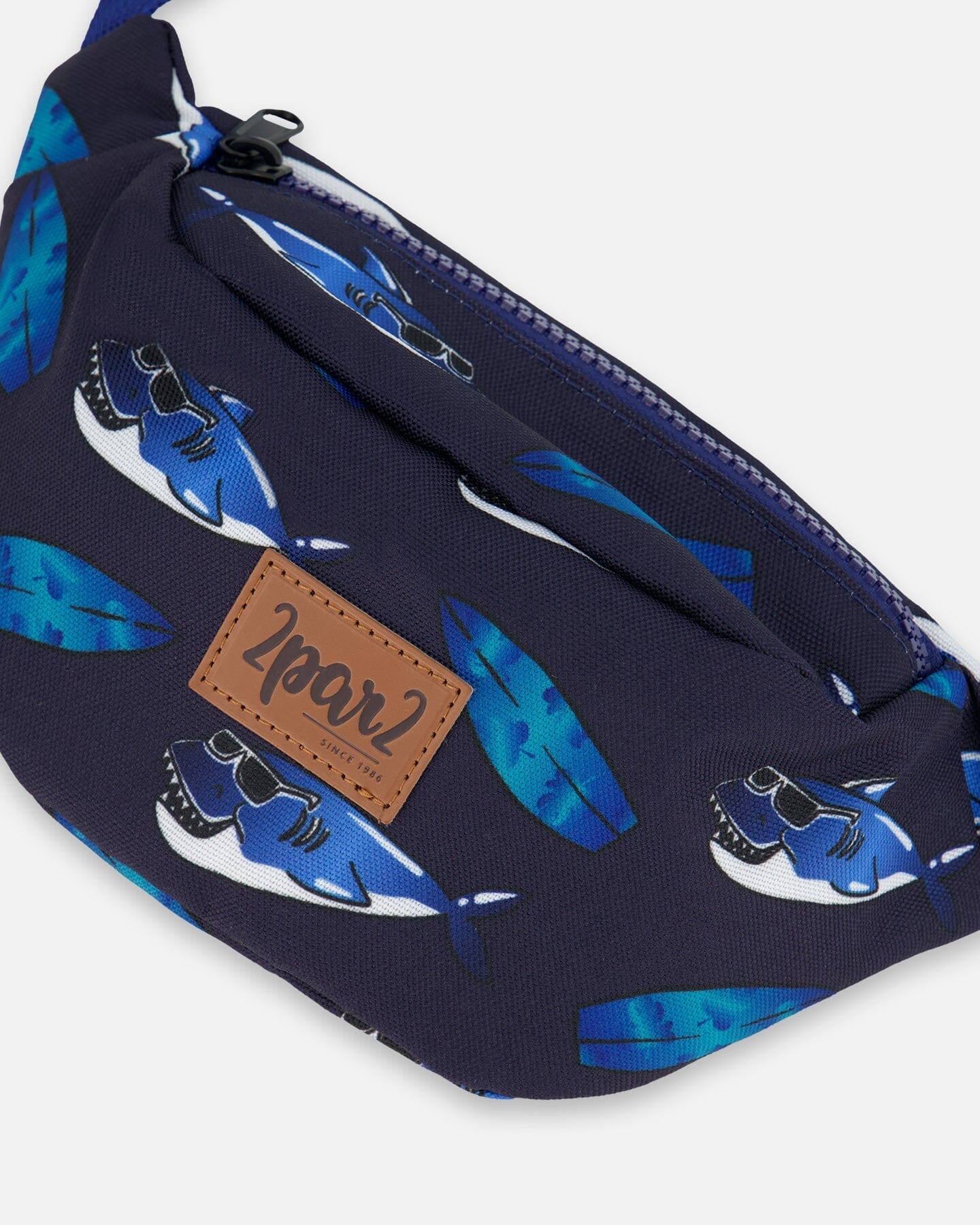 Fanny Bag Navy Printed Shark