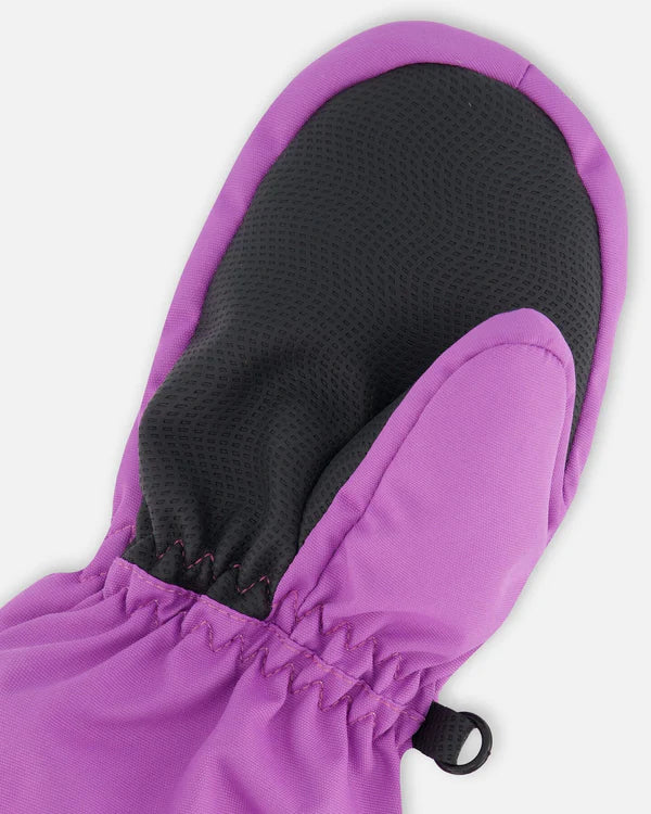 Solid Mittens Purple