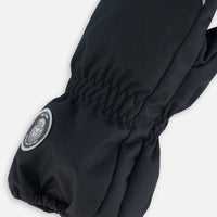 Solid Mittens Black