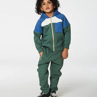 Fleece Sweatpants With Zip Pockets Forest Green