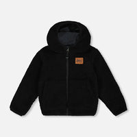 Reversible Sherpa Jacket Black