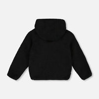 Reversible Sherpa Jacket Black