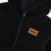 Reversible Sherpa Jacket Black