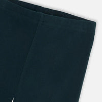 Rib Leggings Dark Emerald