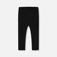 Rib Leggings Black