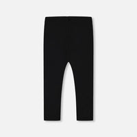 Rib Leggings Black