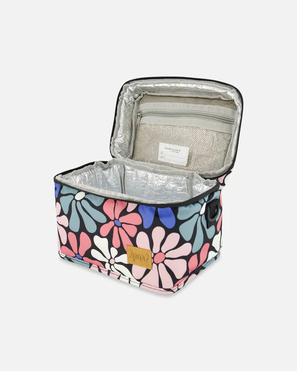 Lunch Box Printed Retro Flowers