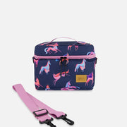 Lunch Box Navy Printed Unicorn