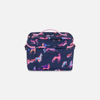 Lunch Box Navy Printed Unicorn