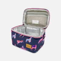 Lunch Box Navy Printed Unicorn