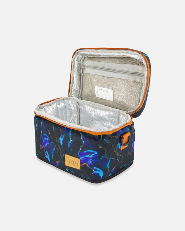 Lunch Box Black Printed Storm