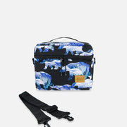 Lunch Box Black Printed Polar Bears