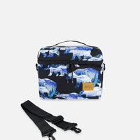 Lunch Box Black Printed Polar Bears