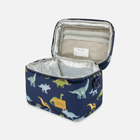 Lunch Box Navy Blue Printed Dinosaurs