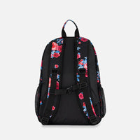 Backpack Black Printed Roses - 18L