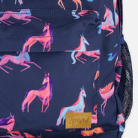 Backpack Navy Printed Unicorn - 18L