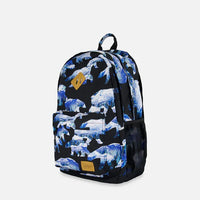 Backpack Black Printed Polar Bears - 18L