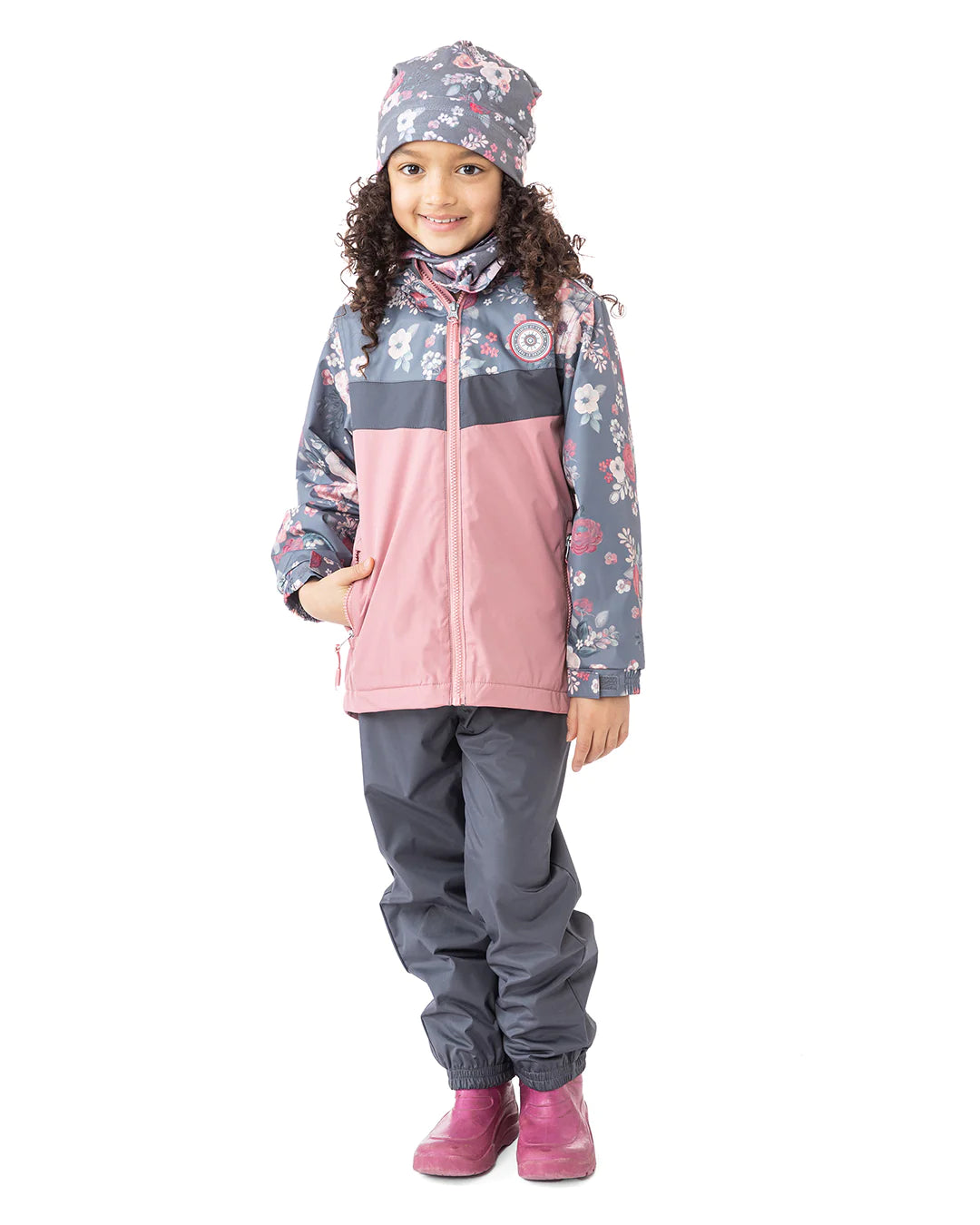 Kid 2 Piece Microfleece Lined Rainsuit Gemma